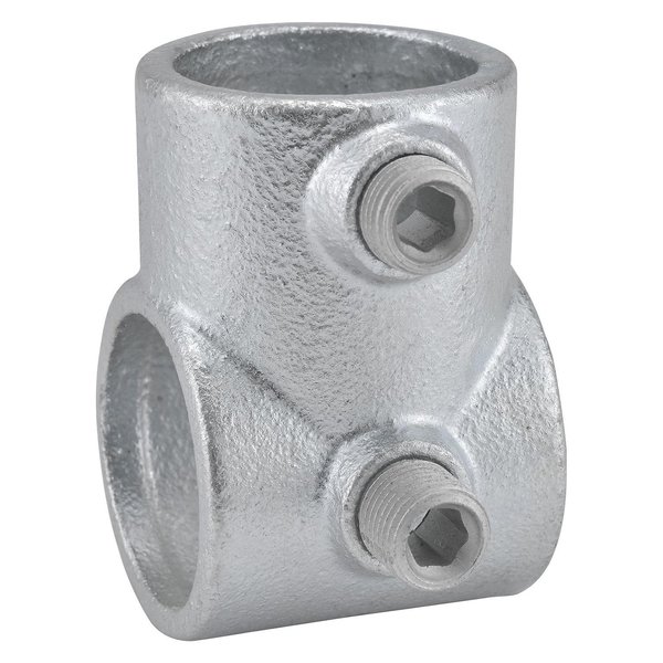 Global Industrial 1-1/4 Size Single Socket Tee Pipe Fitting 1.72 Fitting I.D. 798730